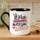 Kubek Z Nadrukiem Dla 19 Latki Prezent Dla Kobiety: Najlepsza Wersja Siebie Kubek Z Nadrukiem Dla 19 Latki Prezent Dla Kobiety: Najlepsza Wersja Siebie