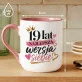 Kubek Z Nadrukiem Dla 19 Latki Prezent Dla Kobiety: Najlepsza Wersja Siebie Kubek Z Nadrukiem Dla 19 Latki Prezent Dla Kobiety: Najlepsza Wersja Siebie