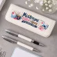 Zestaw Pióro i Długopis w Etui Dla Kobiety Prezent Dla Kobiety: Elegancja Pisma Zestaw Pióro i Długopis w Etui Dla Kobiety Prezent Dla Kobiety: Elegancja Pisma