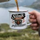 Kubek Emaliowany Dla Fana Motoryzacji Prezent Dla Mężczyzny: Silnikowy Styl Retro Kubek Emaliowany Dla Fana Motoryzacji Prezent Dla Mężczyzny: Silnikowy Styl Retro