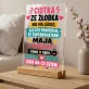 Druk Na Szkle Dla Cioci Ze Żłobka Prezent Dla Kobiety: Ciotka Ze Żłobka