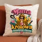 Poduszka Dekoracyjna Na Dzień Mamy Prezent Dla Mamy Kobiety: Królowa Domowego Chaosu Poduszka Dekoracyjna Na Dzień Mamy Prezent Dla Mamy Kobiety: Królowa Domowego Chaosu