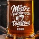Kufel Personalizowany z Grawerem Dla Dorosłego Syna Prezent Dla Mężczyzny: Mistrzowski Toast Kufel Personalizowany z Grawerem Dla Dorosłego Syna Prezent Dla Mężczyzny: Mistrzowski Toast