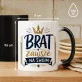 Kubek Z Nadrukiem Dla Brata Prezent Dla Mężczyzny: Brat Zawsze Na Swoim Kubek Z Nadrukiem Dla Brata Prezent Dla Mężczyzny: Brat Zawsze Na Swoim