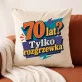 Poduszka Dekoracyjna Na 70 Urodziny Prezent Dla Mężczyzny: Retro Humor Lat 90