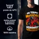 Koszulka Męska Dla Motocyklisty Prezent Dla Mężczyzny: Nie Terapia Tylko