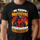 Koszulka Męska Dla Motocyklisty Prezent Dla Mężczyzny: Nie Terapia Tylko