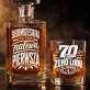 Zestaw Do Whisky Dla 70 Latka Prezent Na 70 Urodziny Dla Mężczyzny: Siedemdziesiątka