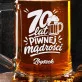 Kufel Personalizowany z Grawerem Dla Mężczyzny 70 Lat Prezent Na 70 Urodziny Dla Mężczyzny: Piwna Mądrość