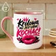 Kubek Z Nadrukiem Dla Ukochanej Prezent Na Walentynki Dla Kobiety: Królową Nie Jest Łatwo Kochać Kubek Z Nadrukiem Dla Ukochanej Prezent Na Walentynki Dla Kobiety: Królową Nie Jest Łatwo Kochać