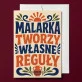 Kartka z Życzeniami Dla Malarki Dla Kobiety: Manifest Malarki Kartka z Życzeniami Dla Malarki Dla Kobiety: Manifest Malarki