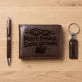 Zestaw Prezentowy Z Portfelem Dla Pływaka Prezent Dla Mężczyzny: Mokre Treningi. Sucha Gotówka.