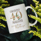 40 urodziny kwiaty - Personalizowany Kubek