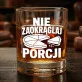 Szklanka Do Whisky Dla Nauczyciela Matematyki Prezent Dla Mężczyzny: Nie Zaokrąglaj Porcji