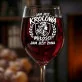 Kieliszek Do Wina Na Rocznicę Ślubu Prezent Na Walentynki Dla Kobiety: Jam Jest Królową Miłości Kieliszek Do Wina Na Rocznicę Ślubu Prezent Na Walentynki Dla Kobiety: Jam Jest Królową Miłości