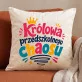 Poduszka Dekoracyjna Na Zakończenie Przedszkola Prezent Dla Kobiety: Przedszkolny Chaos Poduszka Dekoracyjna Na Zakończenie Przedszkola Prezent Dla Kobiety: Przedszkolny Chaos
