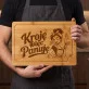 Deska Do Krojenia Na Mikołajki Prezent Dla Kobiety: Panująca W Kuchni Deska Do Krojenia Na Mikołajki Prezent Dla Kobiety: Panująca W Kuchni