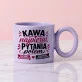 Kubek Z Okrągłym Uchem Na Święta Prezent Dla Kobiety: Kawowy Humor Poranny Kubek Z Okrągłym Uchem Na Święta Prezent Dla Kobiety: Kawowy Humor Poranny