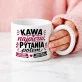 Kubek Z Okrągłym Uchem Na Święta Prezent Dla Kobiety: Kawowy Humor Poranny Kubek Z Okrągłym Uchem Na Święta Prezent Dla Kobiety: Kawowy Humor Poranny
