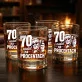 Szklanka Do Whisky Na 70 Prezent Dla Mężczyzny: 70 I Nadal Na Procentach
