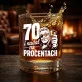 Szklanka Do Whisky Na 70 Prezent Dla Mężczyzny: 70 I Nadal Na Procentach