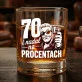 Szklanka Do Whisky Na 70 Prezent Dla Mężczyzny: 70 I Nadal Na Procentach