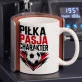 Kubek Z Nadrukiem Dla Piłkarza Prezent Dla Mężczyzny: Piłka, Pasja, Charakter Kubek Z Nadrukiem Dla Piłkarza Prezent Dla Mężczyzny: Piłka, Pasja, Charakter