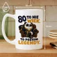 Kubek Z Nadrukiem Na 80 Urodziny Prezent Dla Mężczyzny: Panda: 80 Poziom Legendy Kubek Z Nadrukiem Na 80 Urodziny Prezent Dla Mężczyzny: Panda: 80 Poziom Legendy