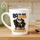 Kubek Z Nadrukiem Na 80 Urodziny Prezent Dla Mężczyzny: Panda: 80 Poziom Legendy Kubek Z Nadrukiem Na 80 Urodziny Prezent Dla Mężczyzny: Panda: 80 Poziom Legendy