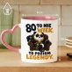 Kubek Z Nadrukiem Na 80 Urodziny Prezent Dla Mężczyzny: Panda: 80 Poziom Legendy Kubek Z Nadrukiem Na 80 Urodziny Prezent Dla Mężczyzny: Panda: 80 Poziom Legendy