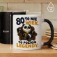 Kubek Z Nadrukiem Na 80 Urodziny Prezent Dla Mężczyzny: Panda: 80 Poziom Legendy Kubek Z Nadrukiem Na 80 Urodziny Prezent Dla Mężczyzny: Panda: 80 Poziom Legendy