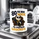 Kubek Z Nadrukiem Na 80 Urodziny Prezent Dla Mężczyzny: Panda: 80 Poziom Legendy Kubek Z Nadrukiem Na 80 Urodziny Prezent Dla Mężczyzny: Panda: 80 Poziom Legendy