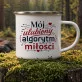 Kubek Emaliowany Dla Informatyka Prezent Dla Mężczyzny: Romantyczny Kod Miłości Kubek Emaliowany Dla Informatyka Prezent Dla Mężczyzny: Romantyczny Kod Miłości
