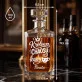 Karafka Do Whisky z Grawerem Na Święta Prezent Dla Kobiety: Królowa Chaosu I Kawy