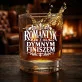 Szklanka Do Whisky Na Walentynki Prezent Na Rocznicę Dla Mężczyzny: Romantyk Z Dymnym Finiszem