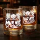 Szklanka Do Whisky Dla Siatkarza Prezent Dla Mężczyzny: Mur Nie Do Przejścia Szklanka Do Whisky Dla Siatkarza Prezent Dla Mężczyzny: Mur Nie Do Przejścia