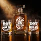 Zestaw Do Whisky Dla Siatkarza Prezent Dla Mężczyzny: Król Piątego Setu Zestaw Do Whisky Dla Siatkarza Prezent Dla Mężczyzny: Król Piątego Setu