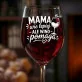 Kieliszek Do Wina Dla Mamy Prezent Na Dzień Mamy Dla Kobiety: Mama Wie Lepiej - Kieliszek Do Wina Dla Mamy Prezent Na Dzień Mamy Dla Kobiety: Mama Wie Lepiej -
