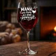 Kieliszek Do Wina Dla Mamy Prezent Na Dzień Mamy Dla Kobiety: Mama Wie Lepiej - Kieliszek Do Wina Dla Mamy Prezent Na Dzień Mamy Dla Kobiety: Mama Wie Lepiej -