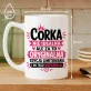 Kubek Z Nadrukiem Dla Córki Prezent Dla Kobiety: Córka Oryginalna Kubek Z Nadrukiem Dla Córki Prezent Dla Kobiety: Córka Oryginalna