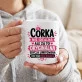 Kubek Z Nadrukiem Dla Córki Prezent Dla Kobiety: Córka Oryginalna Kubek Z Nadrukiem Dla Córki Prezent Dla Kobiety: Córka Oryginalna