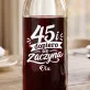 Karafka Do Wina Personalizowana Na 45 Urodziny Prezent Dla 45 Latki Kobiety: 45 I Dopiero Się Zaczyna