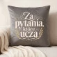 Poduszka Dekoracyjna Dla Promotora Prezent Dla Mężczyzny: Za Pytania, Które Uczą