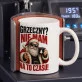 Kubek Z Nadrukiem Na Boże Narodzenie Prezent Dla Mężczyzny: Zajęty Mikołaj Kubek Z Nadrukiem Na Boże Narodzenie Prezent Dla Mężczyzny: Zajęty Mikołaj