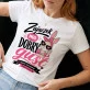 Koszulka Damska Biała Na Zajączka Prezent Dla Kobiety: Zajączkowy Humor