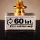 Statuetka Z Grawerem Dla 60 Latka Prezent Na 60 Urodziny Dla Mężczyzny: 60 Lat. Zero Reklamacji.
