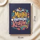 Notatnik A5 Dla Nauczyciela Przedszkola Prezent Dla Mężczyzny: Herb Małych Odkrywców