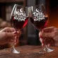 Dwa Kieliszki Do Wina Dla Przyszłych Rodziców Prezent Dla Pary: Nocny Tryb Rodziców