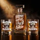 Zestaw Do Whisky Dla Znajomego Prezent Dla Mężczyzny: Humor Przy Whisky