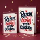 Kartka z Życzeniami Na Rocznicę Związku Na Walentynki Dla Pary: Typograficzna Miłość Kartka z Życzeniami Na Rocznicę Związku Na Walentynki Dla Pary: Typograficzna Miłość